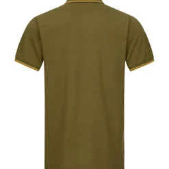 Clearance Polo Shirt 22 Herren (Dunkel Oliv) Angel-Poloshirts & Langarmshirts