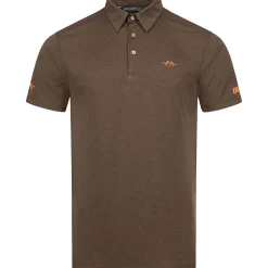 Blaser Poloshirt Competition Herren (Dunkelbraun)< Angel-Poloshirts & Langarmshirts