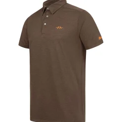 Blaser Poloshirt Competition Herren (Dunkelbraun)< Angel-Poloshirts & Langarmshirts
