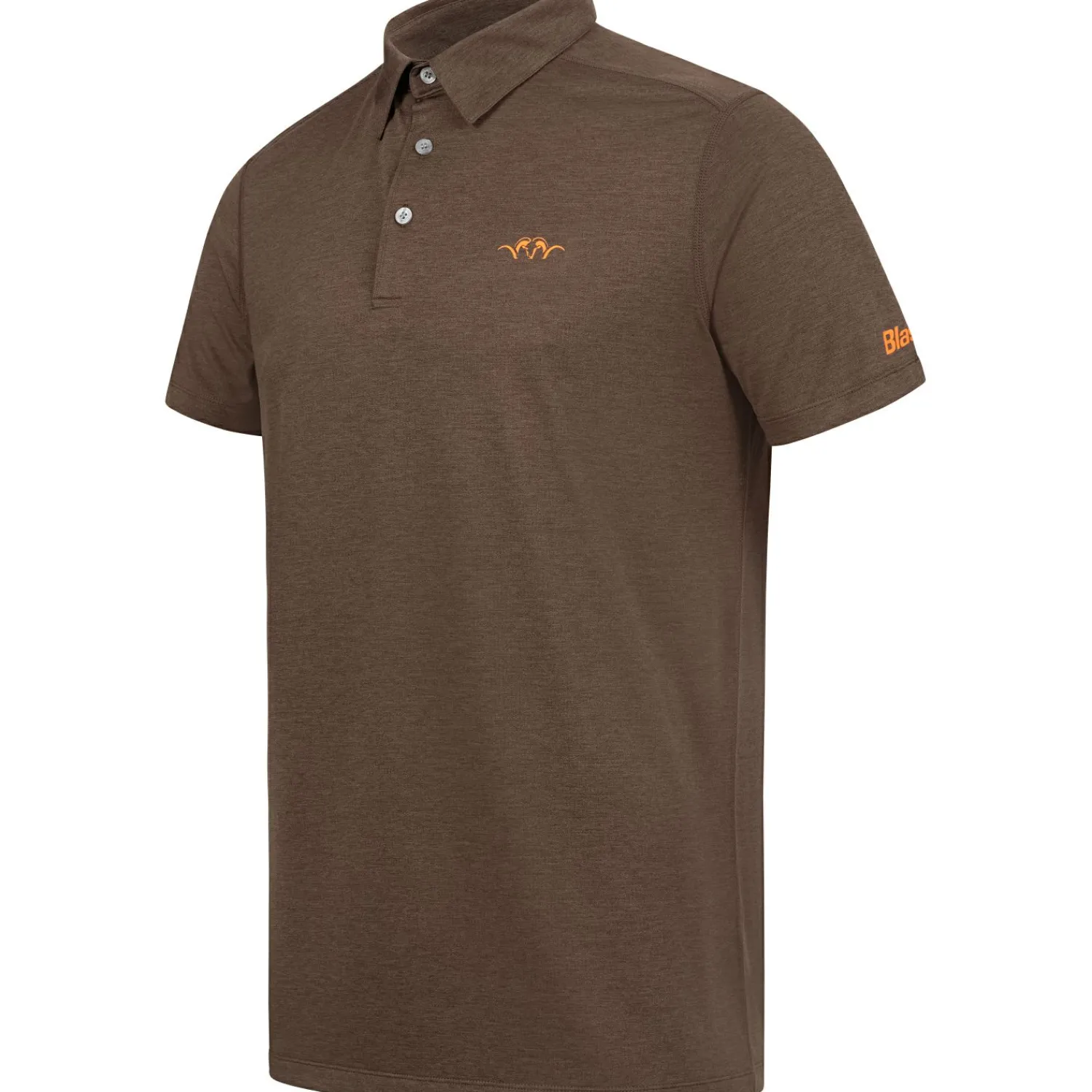 Blaser Poloshirt Competition Herren (Dunkelbraun)< Angel-Poloshirts & Langarmshirts