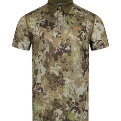 Hot Poloshirt Competition Herren (Huntec Camouflage) Tarn-Oberbekleidung