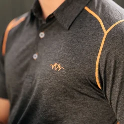 Hot Poloshirt Competition Herren (Anthrazit) Angel-Poloshirts & Langarmshirts