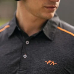 Hot Poloshirt Competition Herren (Anthrazit) Angel-Poloshirts & Langarmshirts