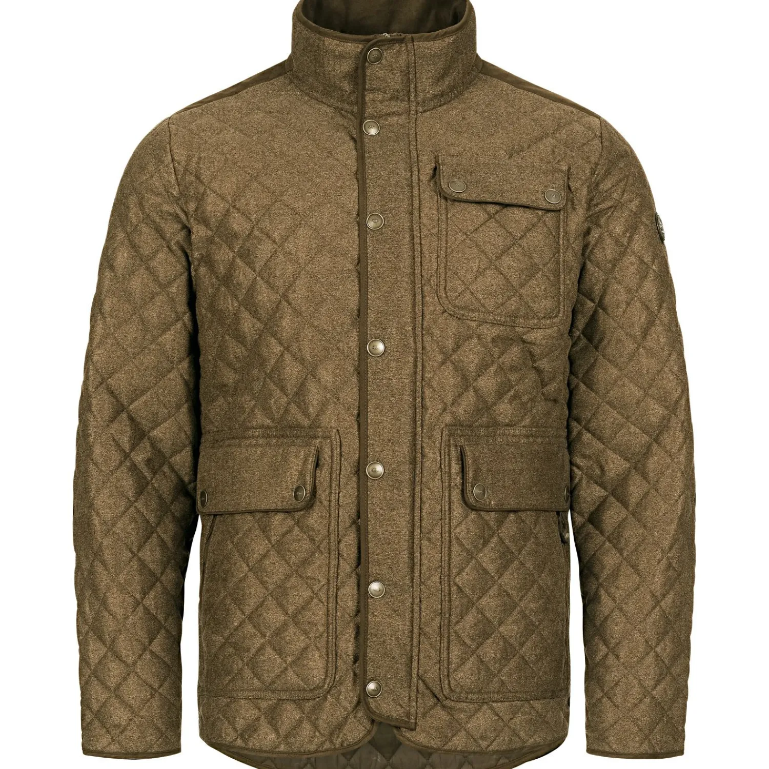 Hot Vintage Jacke Miles Herren (Dunkelbraun Mélange) Outdoor- & Angel-Jacken
