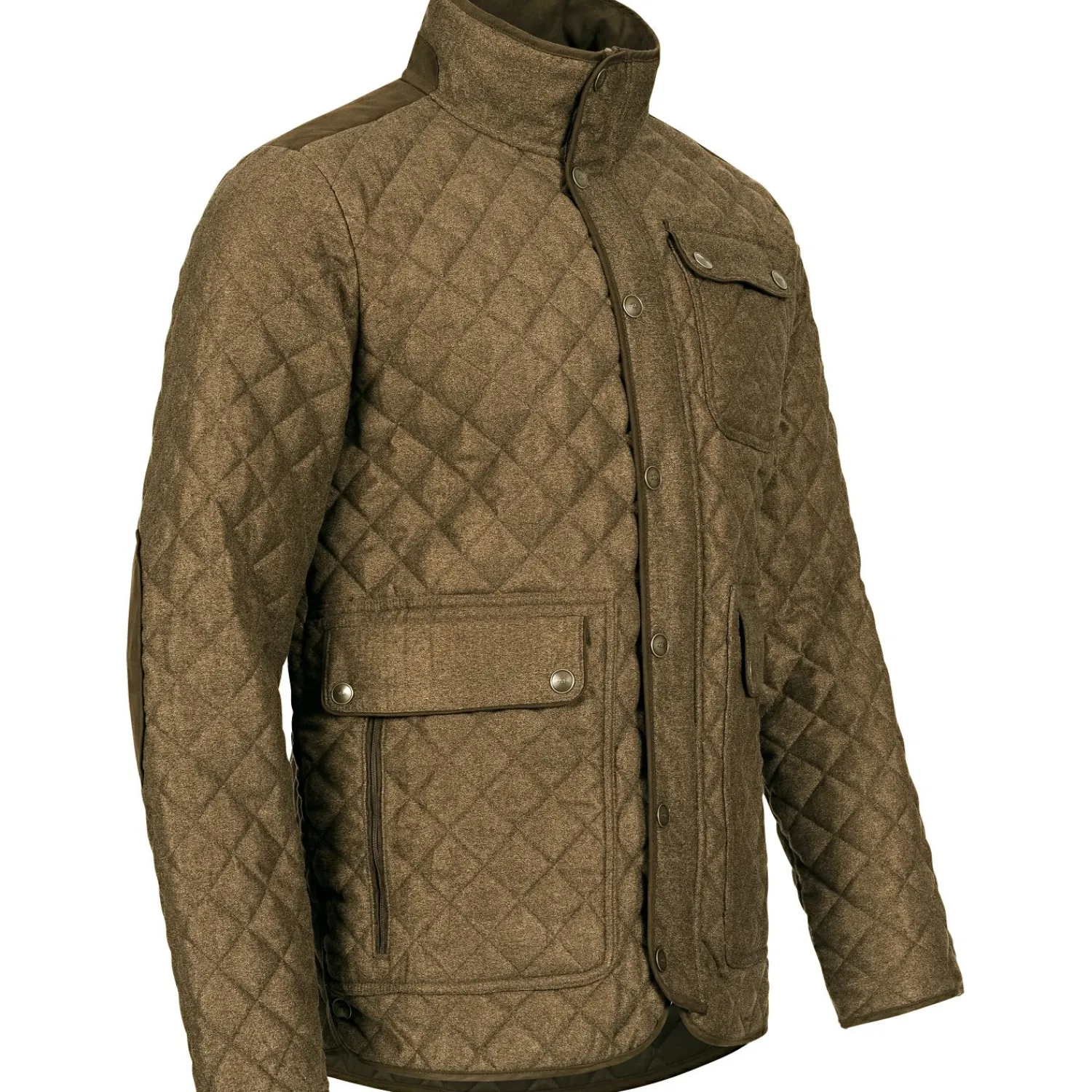 Hot Vintage Jacke Miles Herren (Dunkelbraun Mélange) Outdoor- & Angel-Jacken