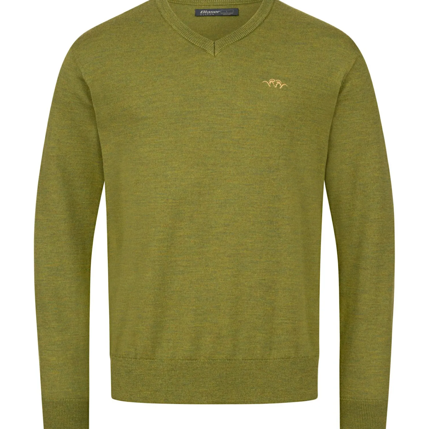 Discount V-Neck Merino Sweater Herren (Vivid Grün) Angelpullover & -Strickjacken