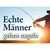 Clearance Blechschild (Echte Männer gehen angeln) Angel-Dekoration