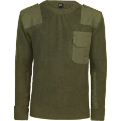 Clearance BW Pullover Herren (Olive) Angelpullover & -Strickjacken