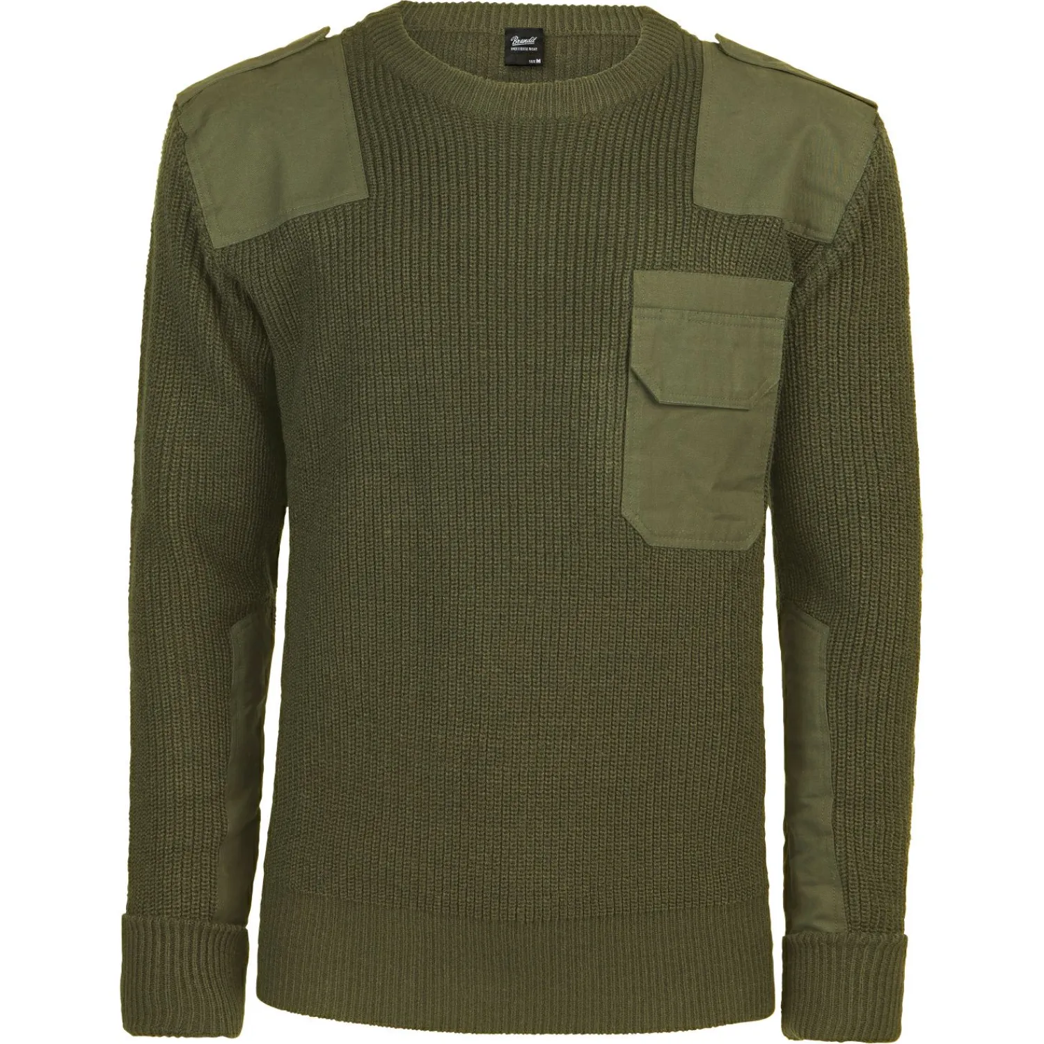 Clearance BW Pullover Herren (Olive) Angelpullover & -Strickjacken