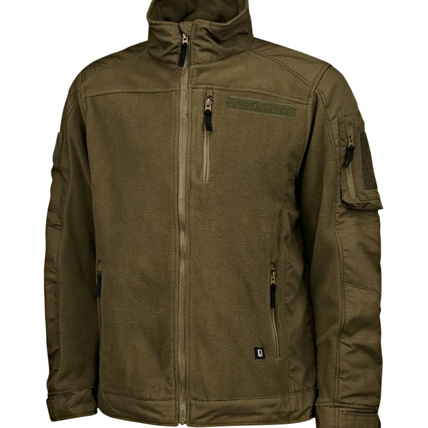 Brandit Fleece Ripstop Jacket Herren (Olive)< Outdoor- & Angel-Jacken