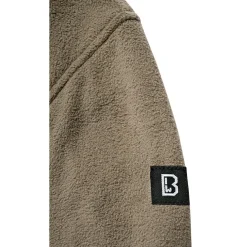 Brandit Fleece Troyer Herren (Olive)< Angelpullover & -Strickjacken
