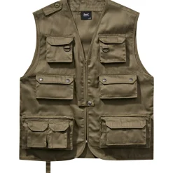 Sale Hunting Vest Herren (Olive) Outdoor- & Anglerwesten