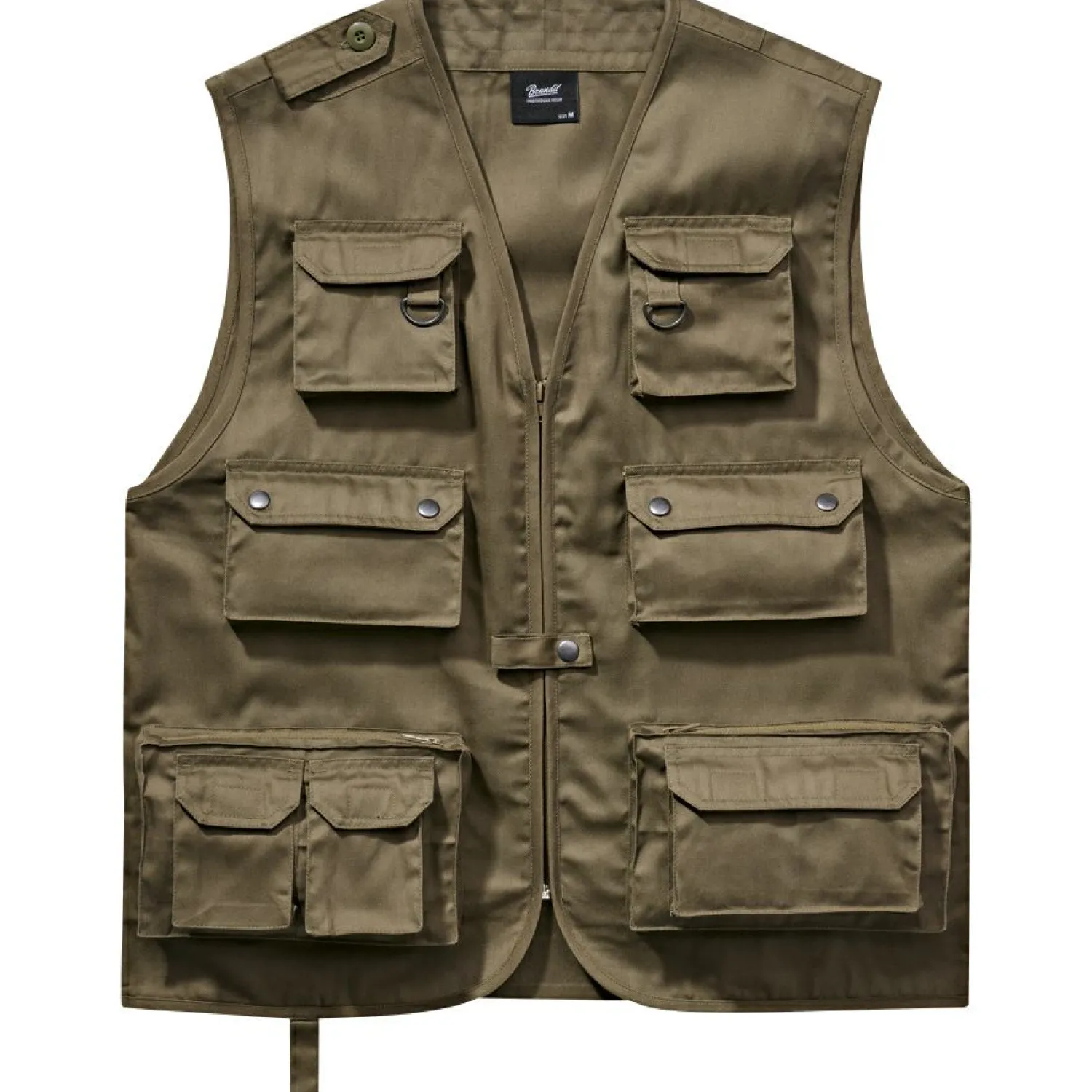 Sale Hunting Vest Herren (Olive) Outdoor- & Anglerwesten