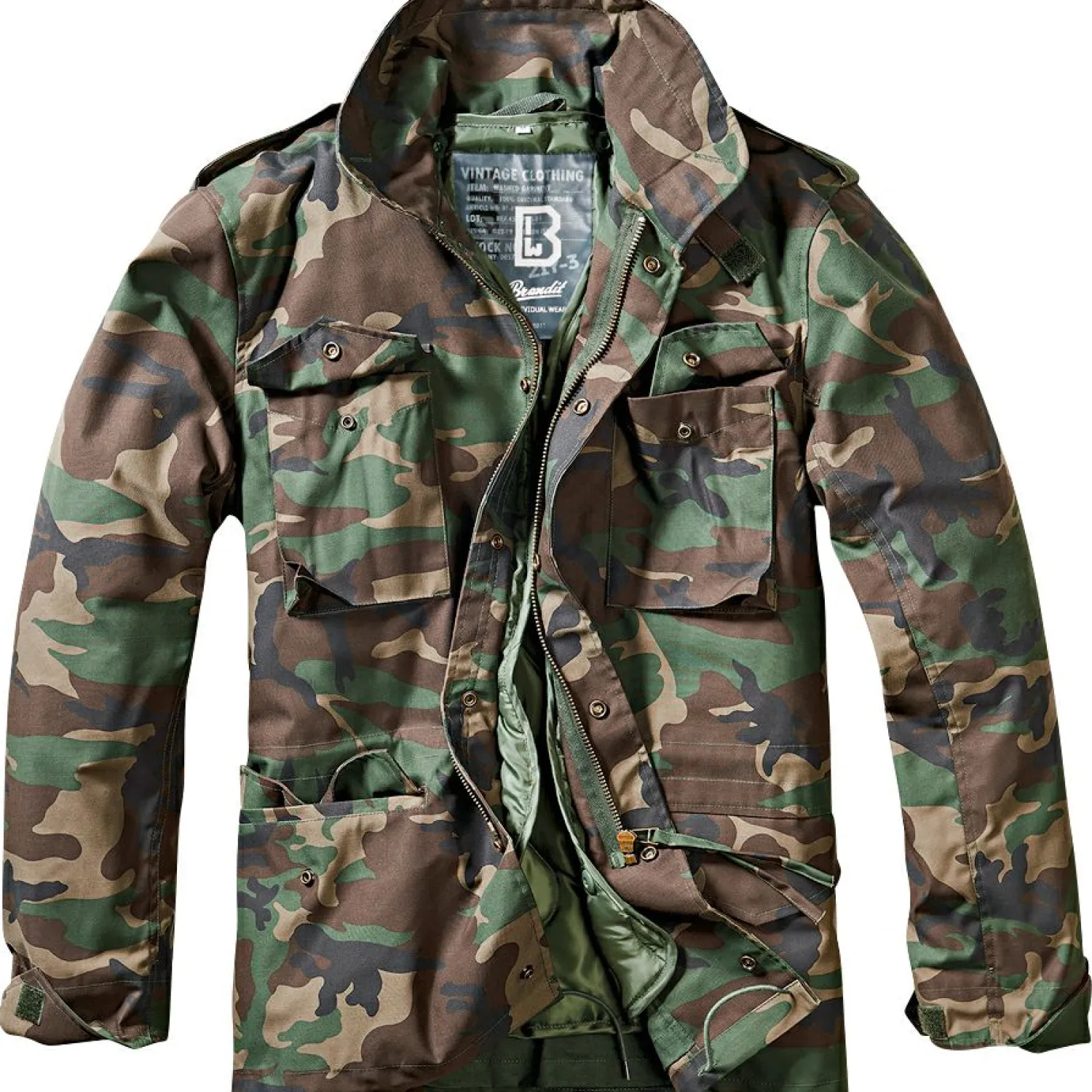 Discount M65 Classic Jacket Herren (Woodland) Field Jackets