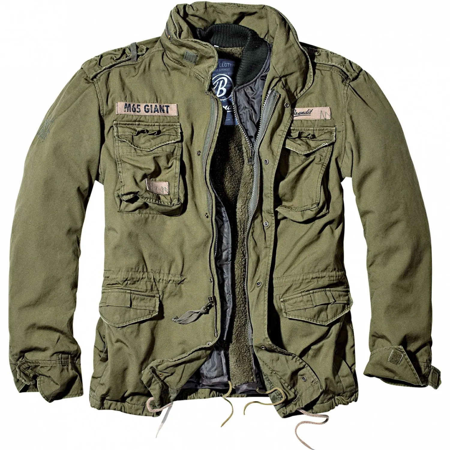 Brandit M65 Giant Jacket Herren (Olive)< Outdoor- & Angel-Jacken|Winter- & Thermojacken