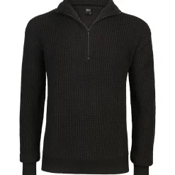 Online Marine Pullover Troyer Herren (Black) Angelpullover & -Strickjacken
