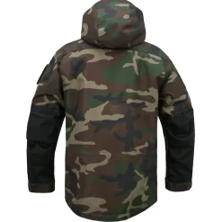 Brandit Performance Outdoor Jacket Herren (Woodland)< Outdoor- & Angler-Cargohosen