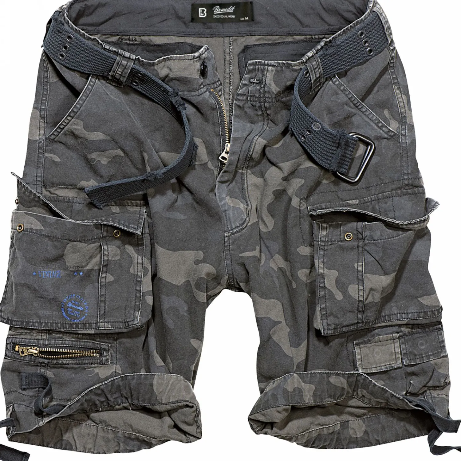 Best Savage Vintage Shorts Herren (Darkcamo) Outdoor- & Angelshorts & Cargoshorts