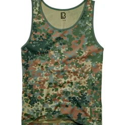 Brandit Tank Top Herren (Flecktarn)< Angelshirts & Angel-Oberteile