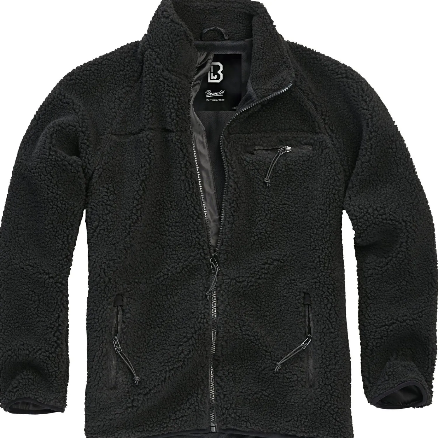 Outlet Teddyfleece Jacket Herren (Black) Outdoor- & Angel-Jacken