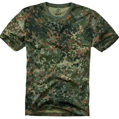 Brandit T-Shirt Herren (Flecktarn)< Angelshirts & Angel-Oberteile