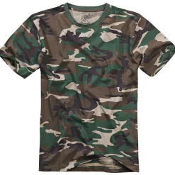 Brandit T-Shirt Herren (Woodland)< Angelshirts & Angel-Oberteile