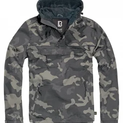 Windbreaker Herren (Darkcamo) Outdoor- & Angel-Jacken