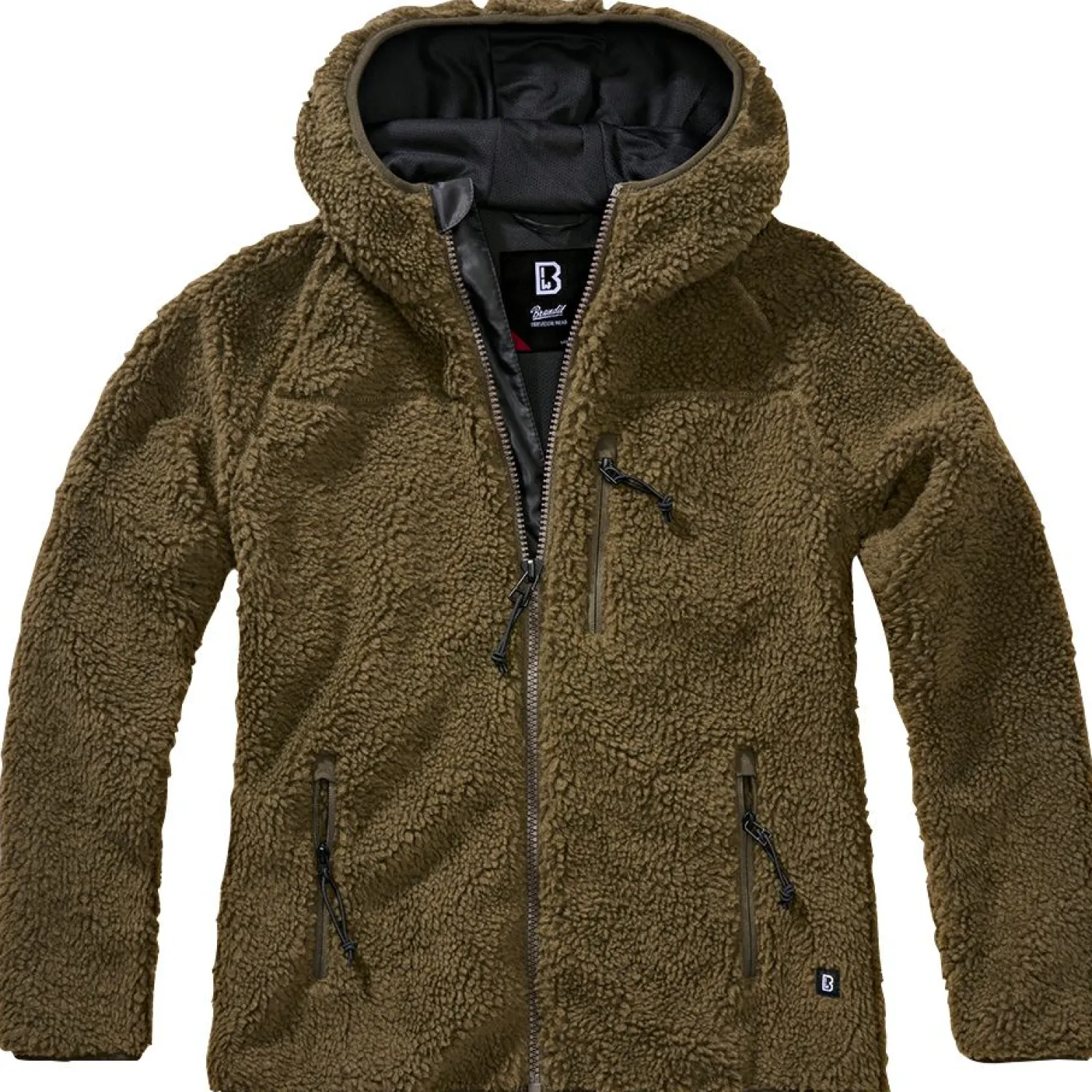 Clearance Women Teddyfleece Jacket Hooded Damen, mit Kapuze (Olive) Damen Damen Angeljacken & -Westen