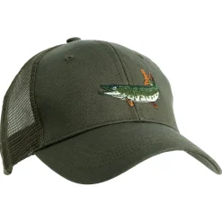 Outlet Cap "Hecht" Herren (Oliv) Outdoor- & Angel-Kappen
