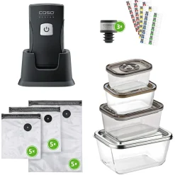 Caso Design Vacu OneTouch Pro Set< Vakuumiergeräte & Vakuumierzubehör
