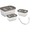 New VacuBoss Eco - Set (Vakuum Frischebehälter) Vakuumiergeräte & Vakuumierzubehör