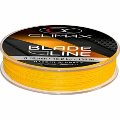 Climax Angelschnur Blade Line (gelb, 275 m)< Geflochtene Schnüre