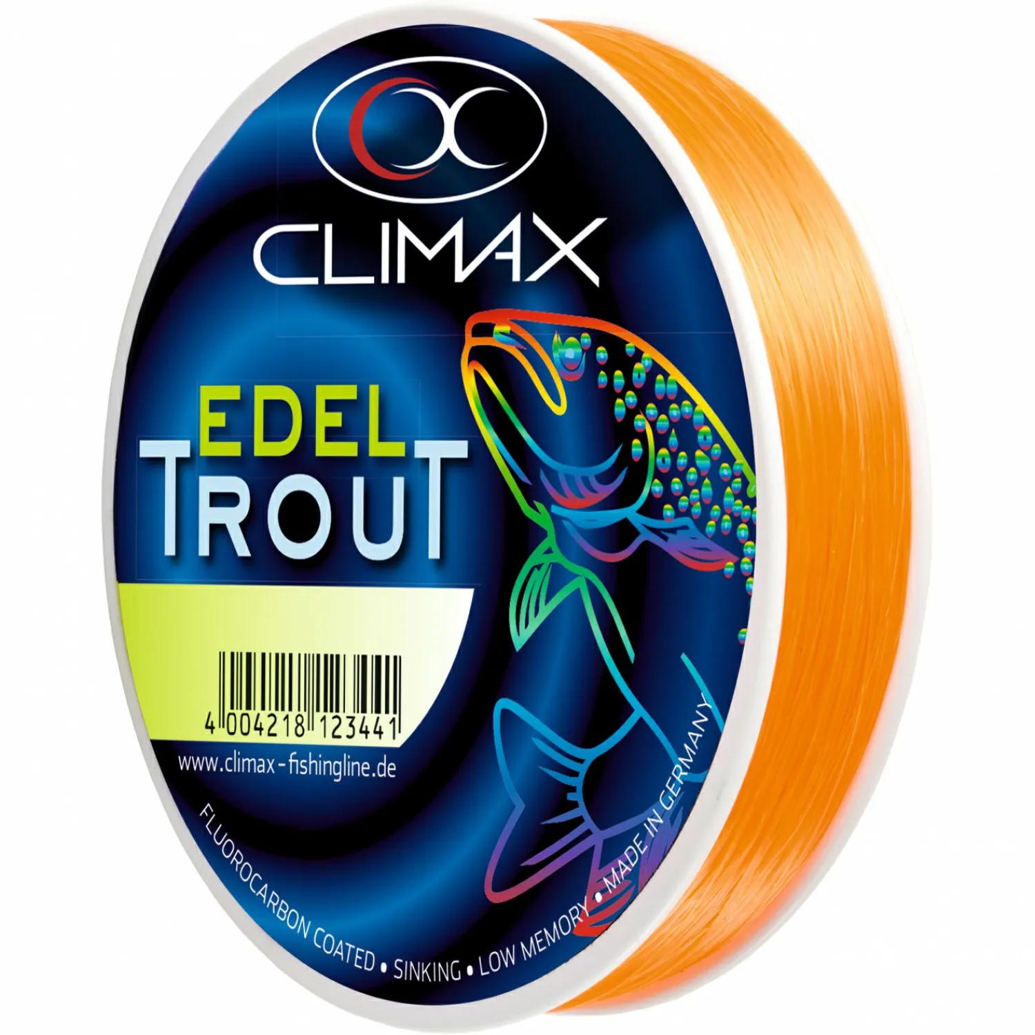 Clearance Edel-Trout Angelschnur (orange, 300 m) Forellenschnüre|Forellenschnüre