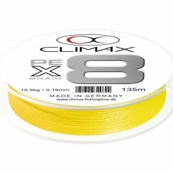 Climax PE X8 (gelb)< Geflochtene Schnüre