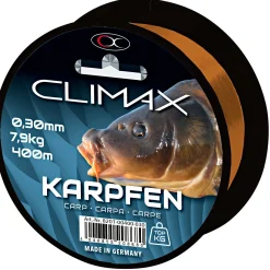 Climax Zielfischschnur Karpfen (braun)< Karpfenschnüre|Monofile Schnüre