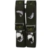 Sale Clip-Hosenträger "Forelle" Unisex (Oliv) Outdoor- & Angel-Hosenträger