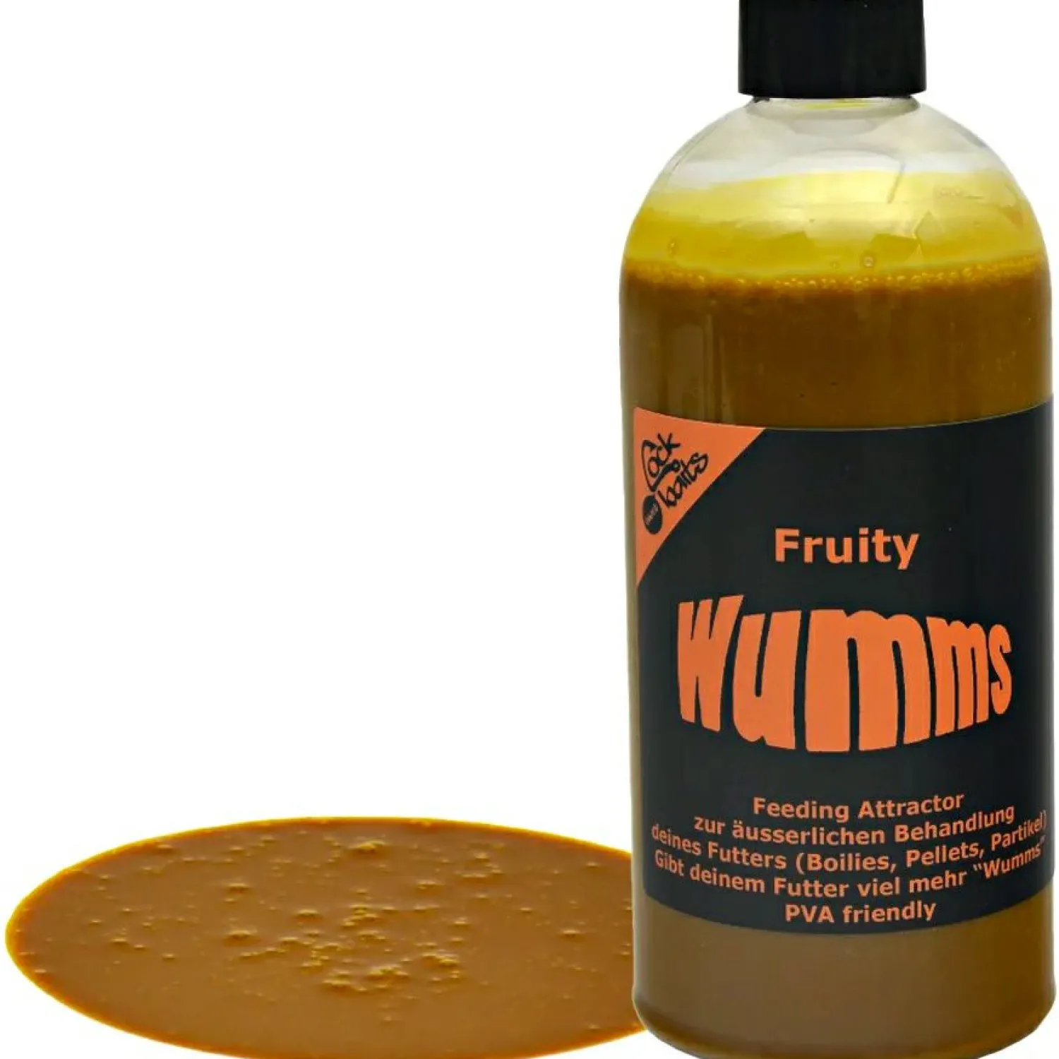 Cockbaits WUMMS Liquid, Fruity< Angellockstoffe & Boilie-Flavours