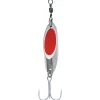 Blinker Z Disc (silber/rot) Blinker|Raubfischangeln Kunstköder