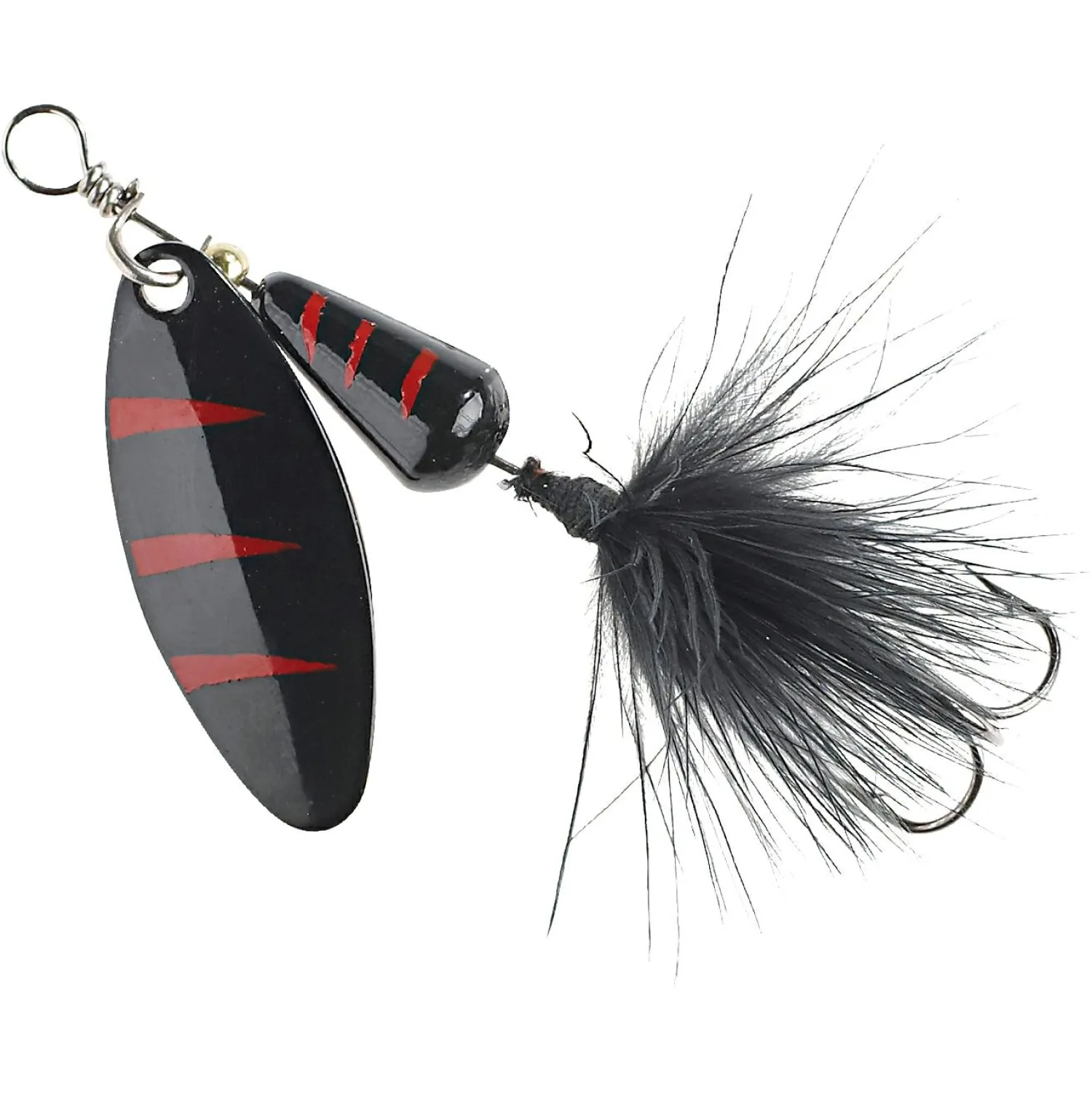 Clearance Spinner Fuzzy (Black Devil) Spinner|Forellen-Kunstköder