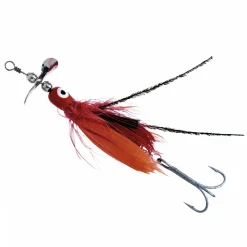 Clearance Spinnfliegen Classic (rot/orange) Spinner|Raubfischangeln Kunstköder