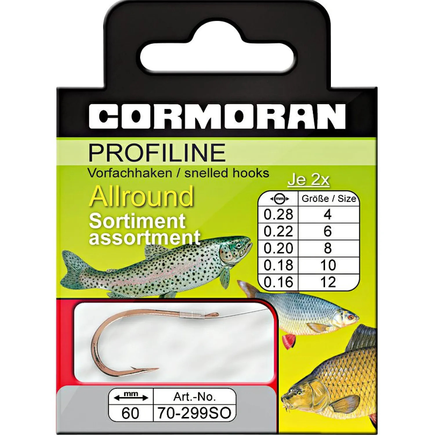 Cormoran Allroundhaken Profiline Sortiment (299SO)< Angelhaken