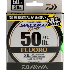 Daiwa Angelschnur Saltiga X'Link Fluorocarbon Leader< Fluorocarbon-Schnüre