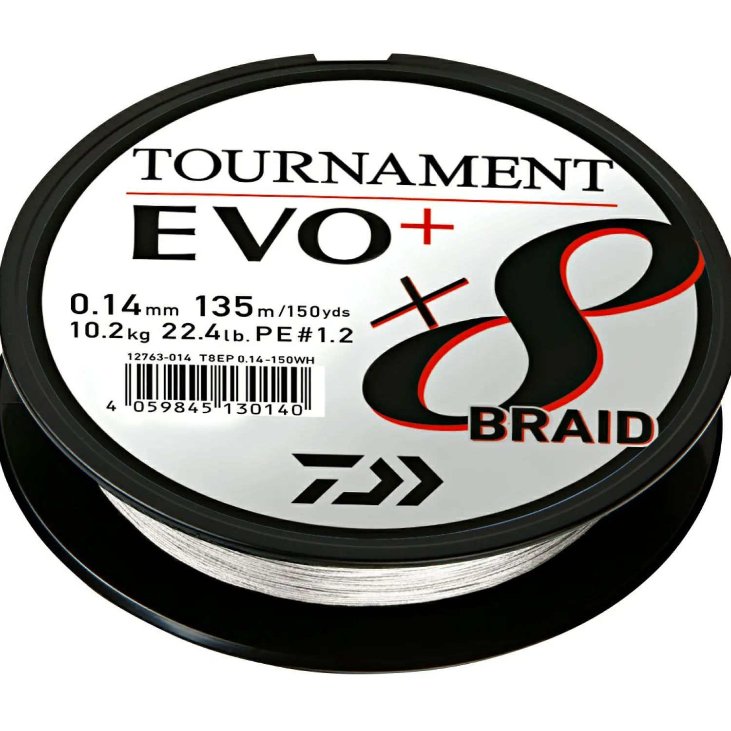 Angelschnur Tournament X8 Braid EVO+ (270 m, dunkelgrün) Geflochtene Schnüre