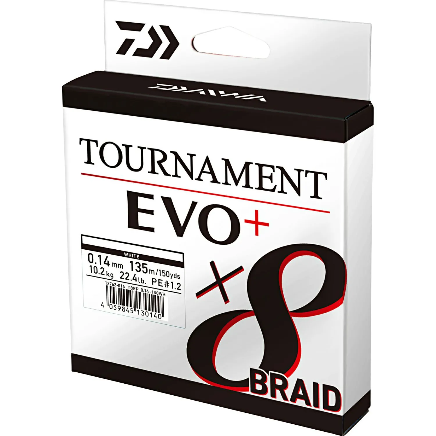 Angelschnur Tournament X8 Braid EVO+ (270 m, dunkelgrün) Geflochtene Schnüre