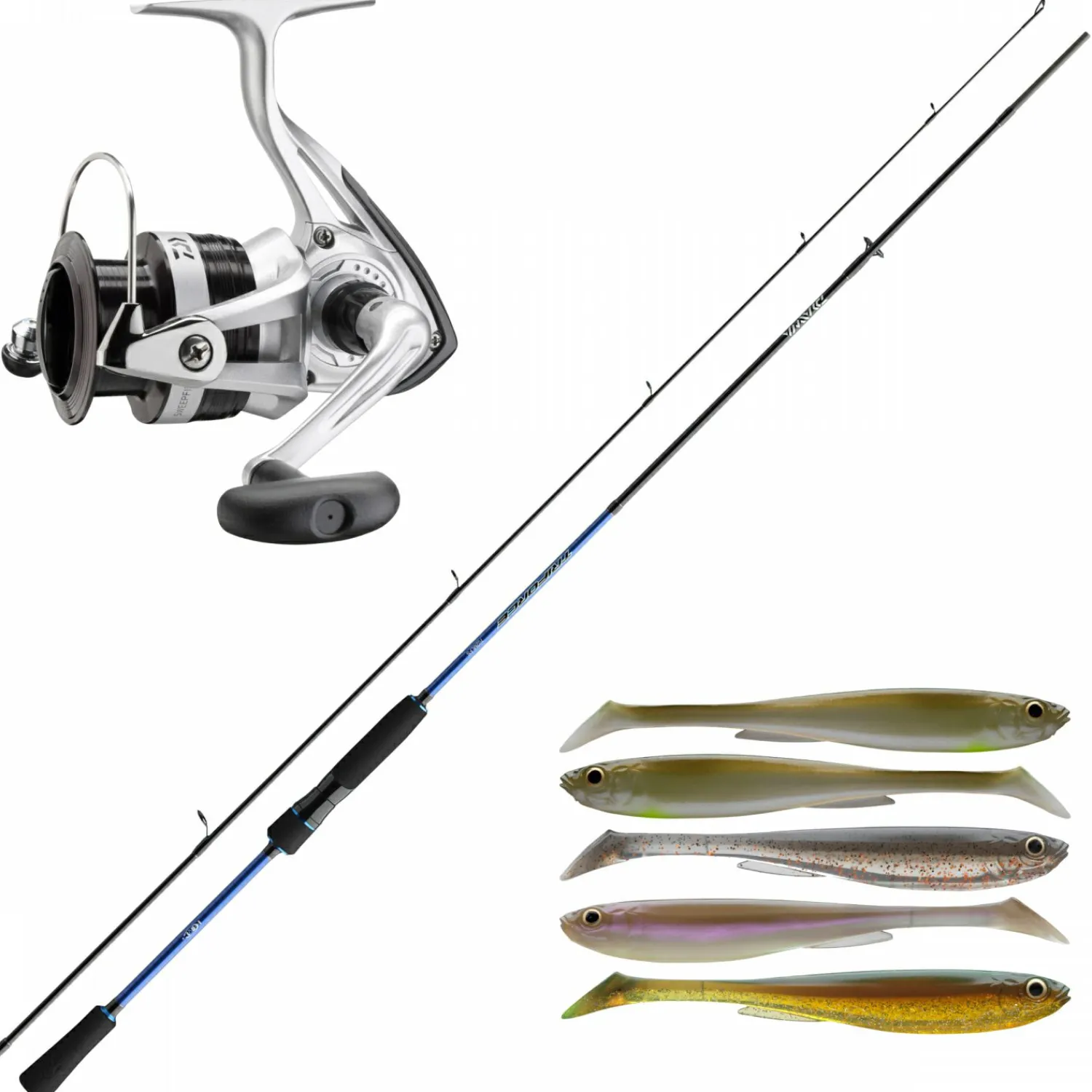 Daiwa /Cormoran Barsch/Zander/Forellen-Set< Raubfisch-Angelsets|Raubfisch-Angelsets