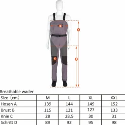 Daiwa D-Vec Breathable Waders< Wathosen