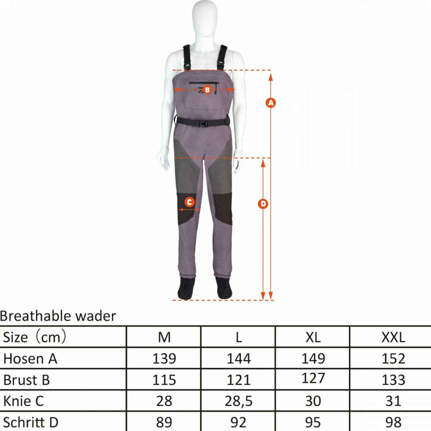 Daiwa D-Vec Breathable Waders< Wathosen