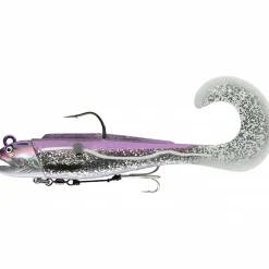 Daiwa D-Wolf Curly (purple haddock)< Gummiköder ·Gummifische & Shads