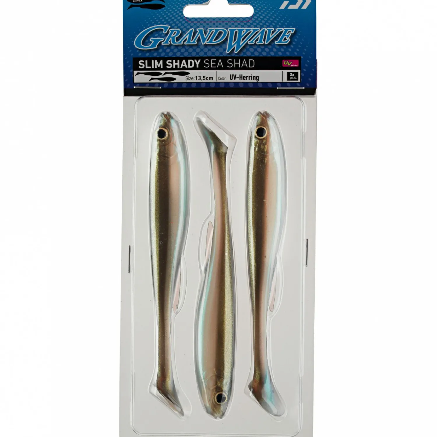 Clearance Grandwave Slim Shady Sea (herring) Gummiköder ·Gummifische & Shads