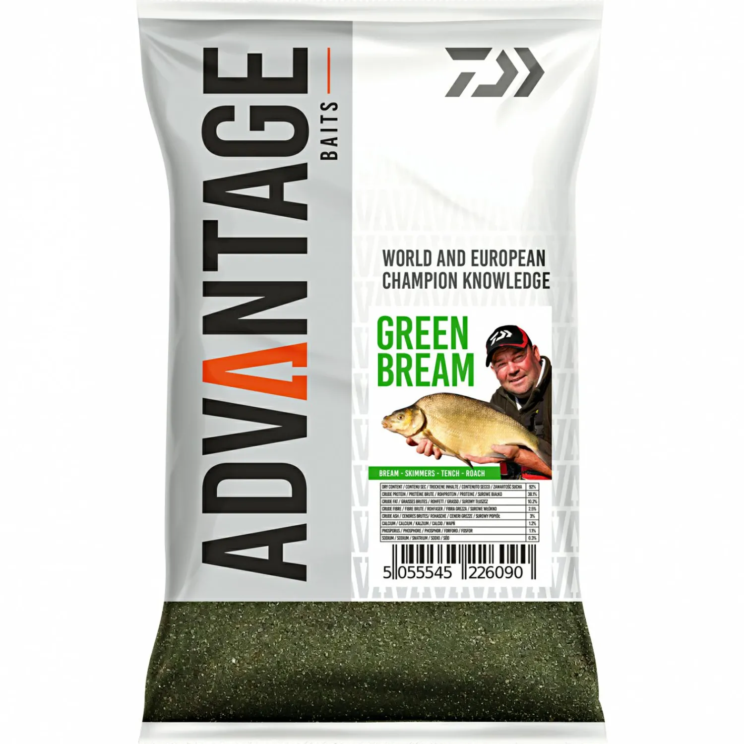 Daiwa Grundfutter Mix Advantage (Green Bream)< Friedfischfutter|Friedfischangeln-Zubehör